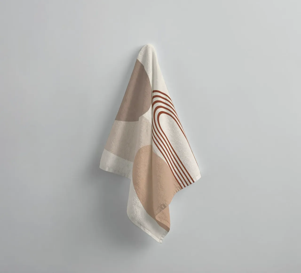 Minimal Abstract Shapes 12 towel by Gaite
