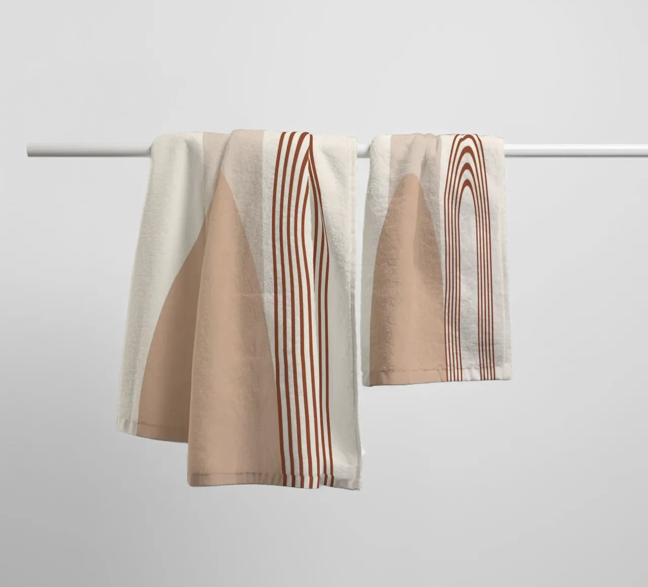 Minimal Abstract Shapes 12 towel by Gaite