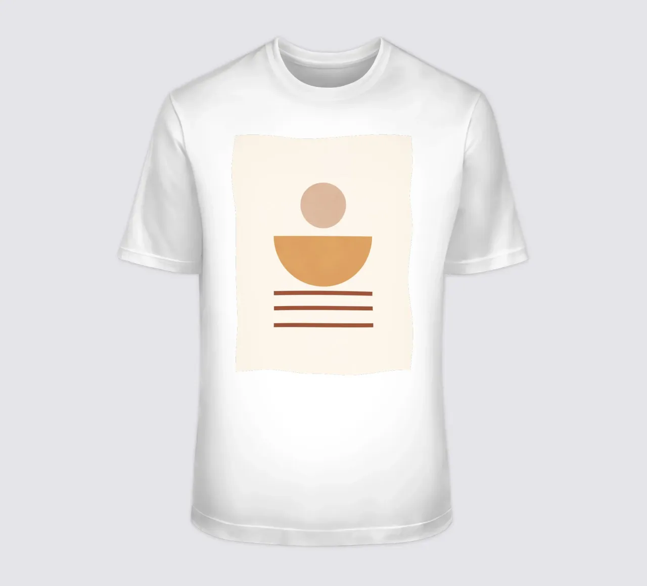 Minimal Abstract Shapes 14 t-shirt by Gaite