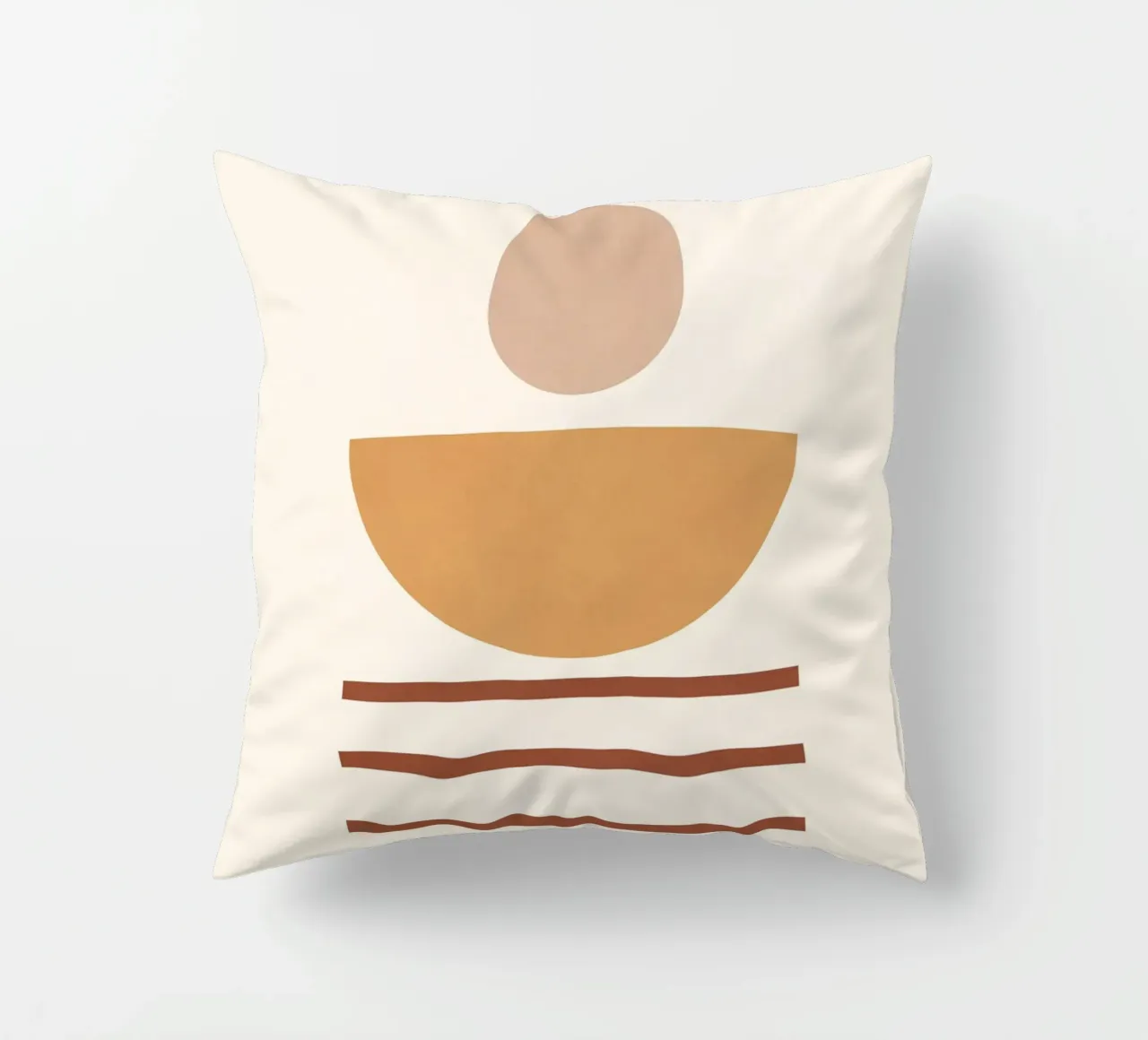 Minimal Abstract Shapes 14 decorative cushion by Gaite