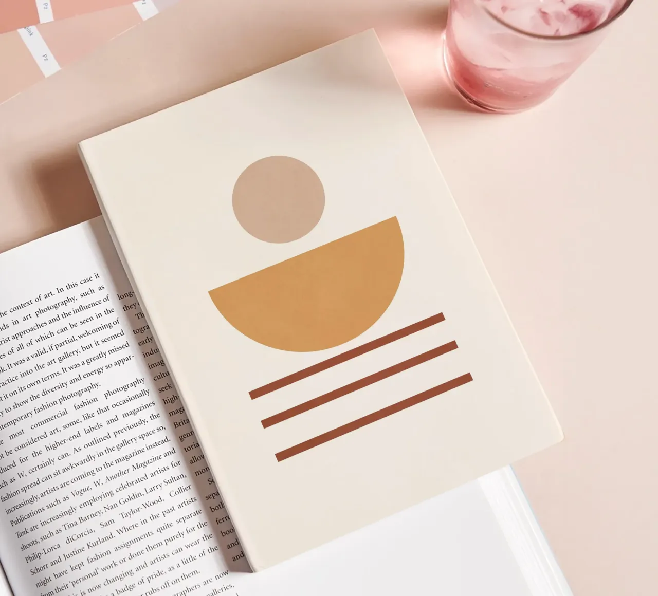 Minimal Abstract Shapes 14 notebook by Gaite