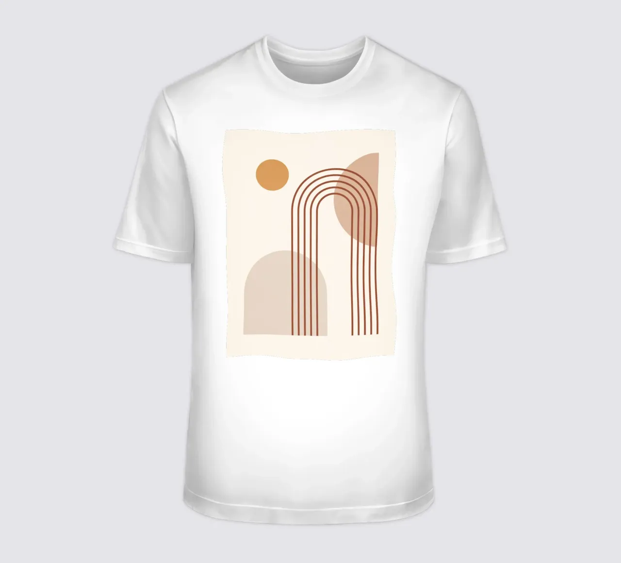 Minimal Abstract Shapes 15 t-shirt by Gaite