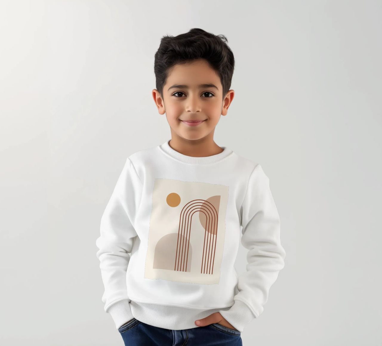 Forme astratte minimali 15 felpa bambino da Gaite