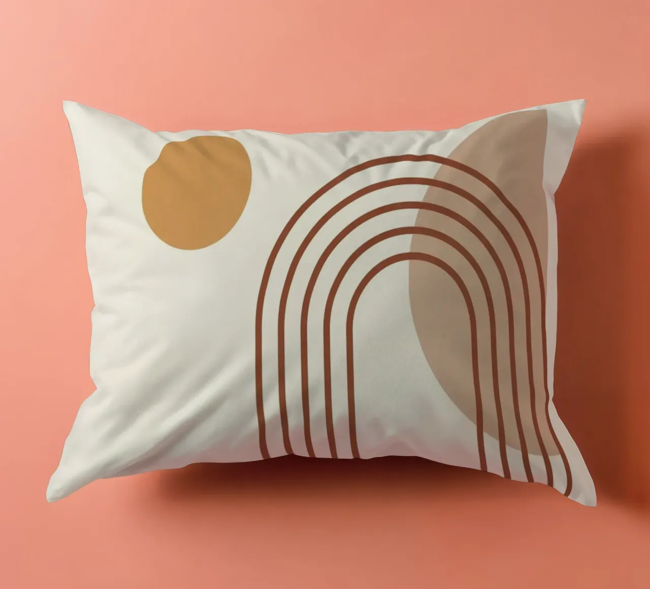 Minimal Abstract Shapes 15 decorative cushion by Gaite