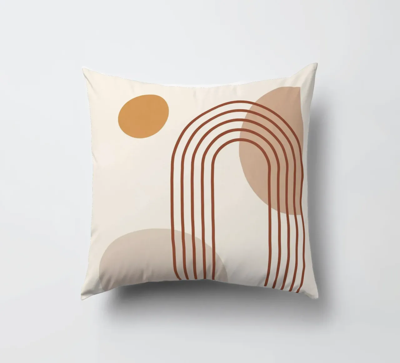 Minimal Abstract Shapes 15 decorative cushion by Gaite