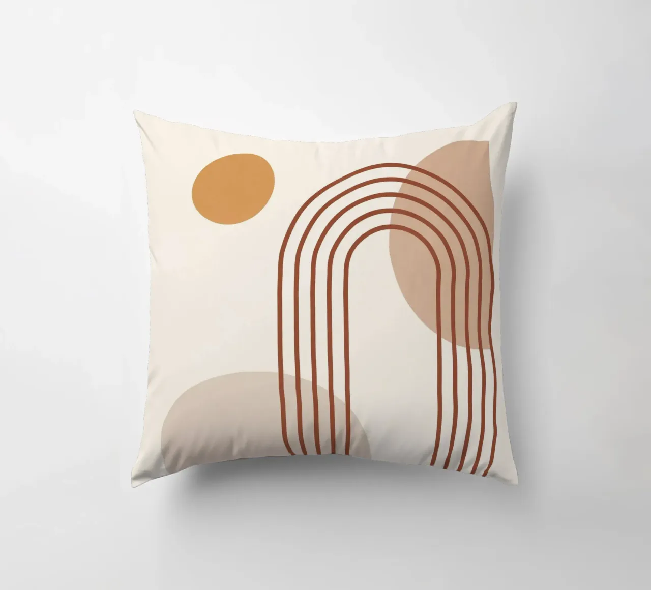 Minimal Abstract Shapes 15 decorative cushion by Gaite