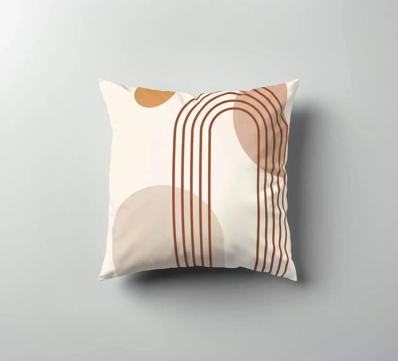 Minimal Abstract Shapes 15 decorative cushion by Gaite