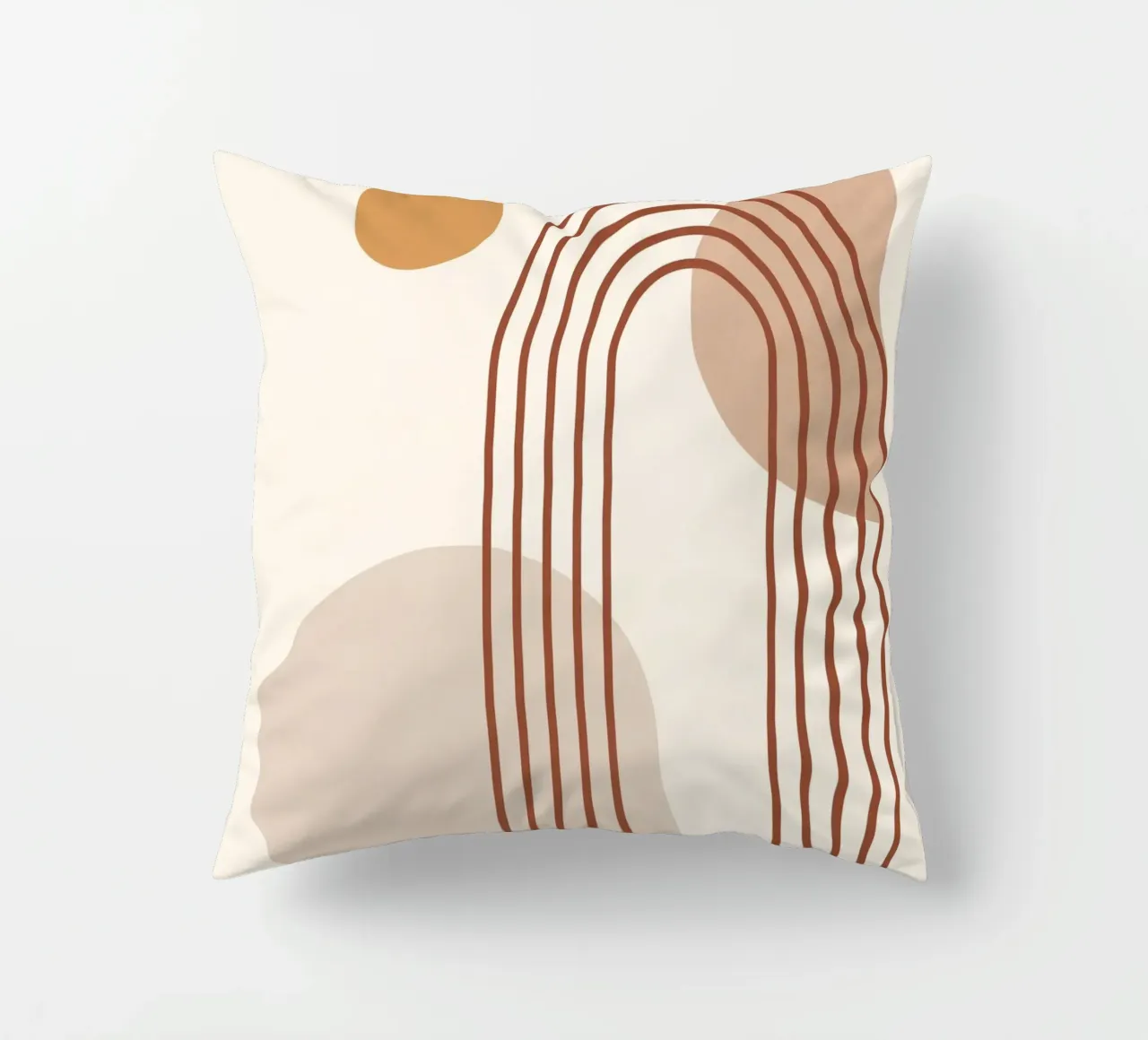 Minimal Abstract Shapes 15 decorative cushion by Gaite