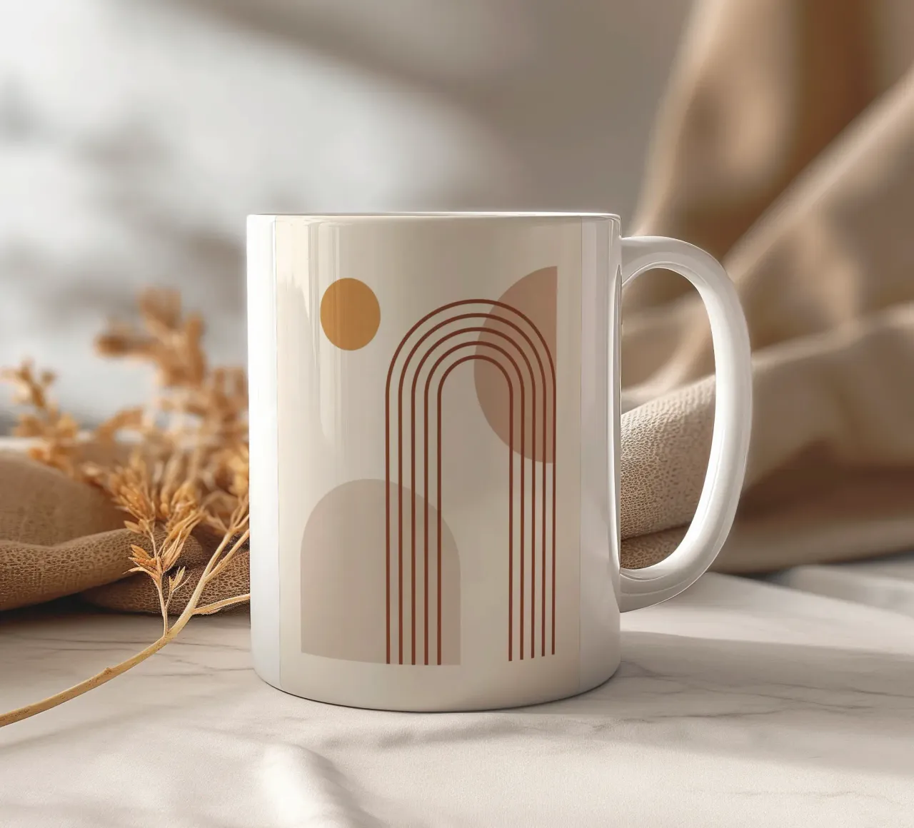 Forme astratte minimali 15 tazza in ceramica da Gaite