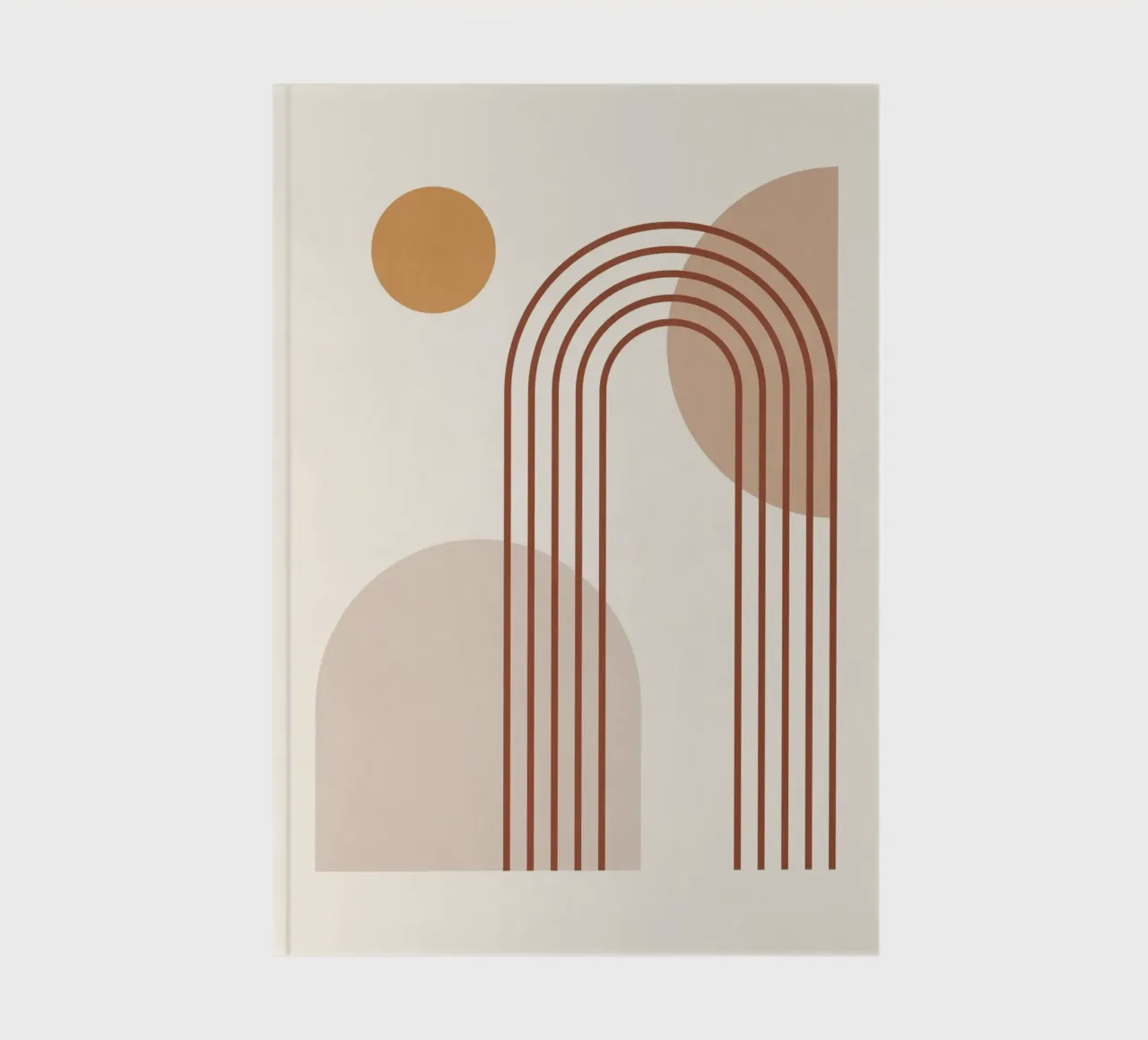 Minimal Abstract Shapes 15 notebook by Gaite