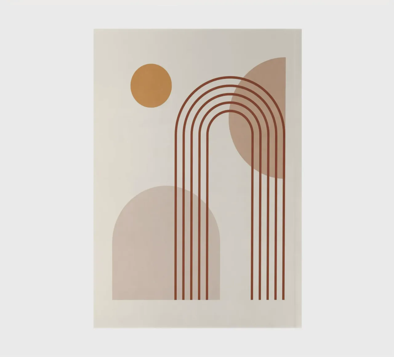 Minimal Abstract Shapes 15 notebook by Gaite