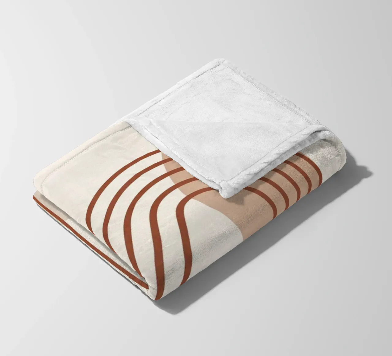 Minimal Abstract Shapes 15 fleece blanket by Gaite