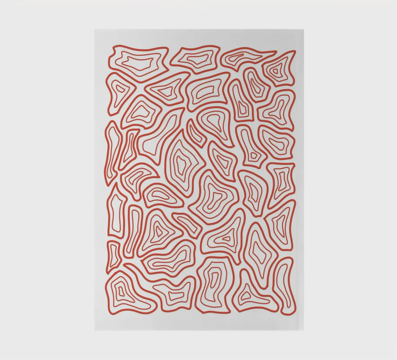 Abstract Line Motif notebook by MODERN NUANCE