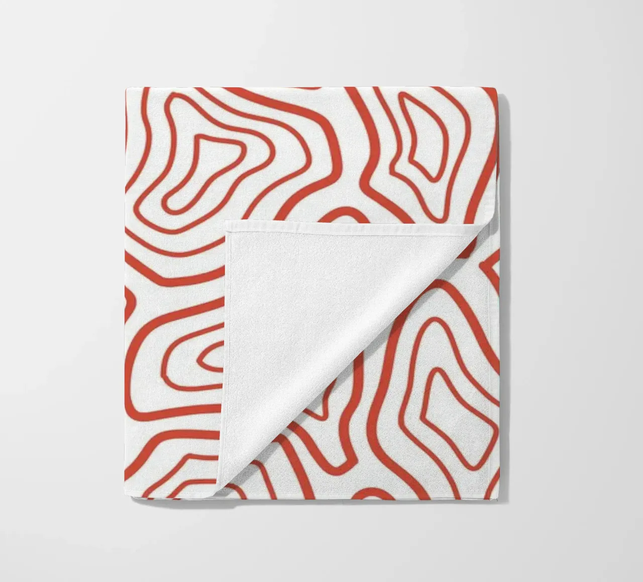 Abstract Line Motif beach towel by MODERN NUANCE