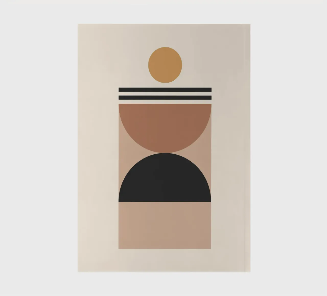 Minimal Abstract Shapes 16 notebook by Gaite