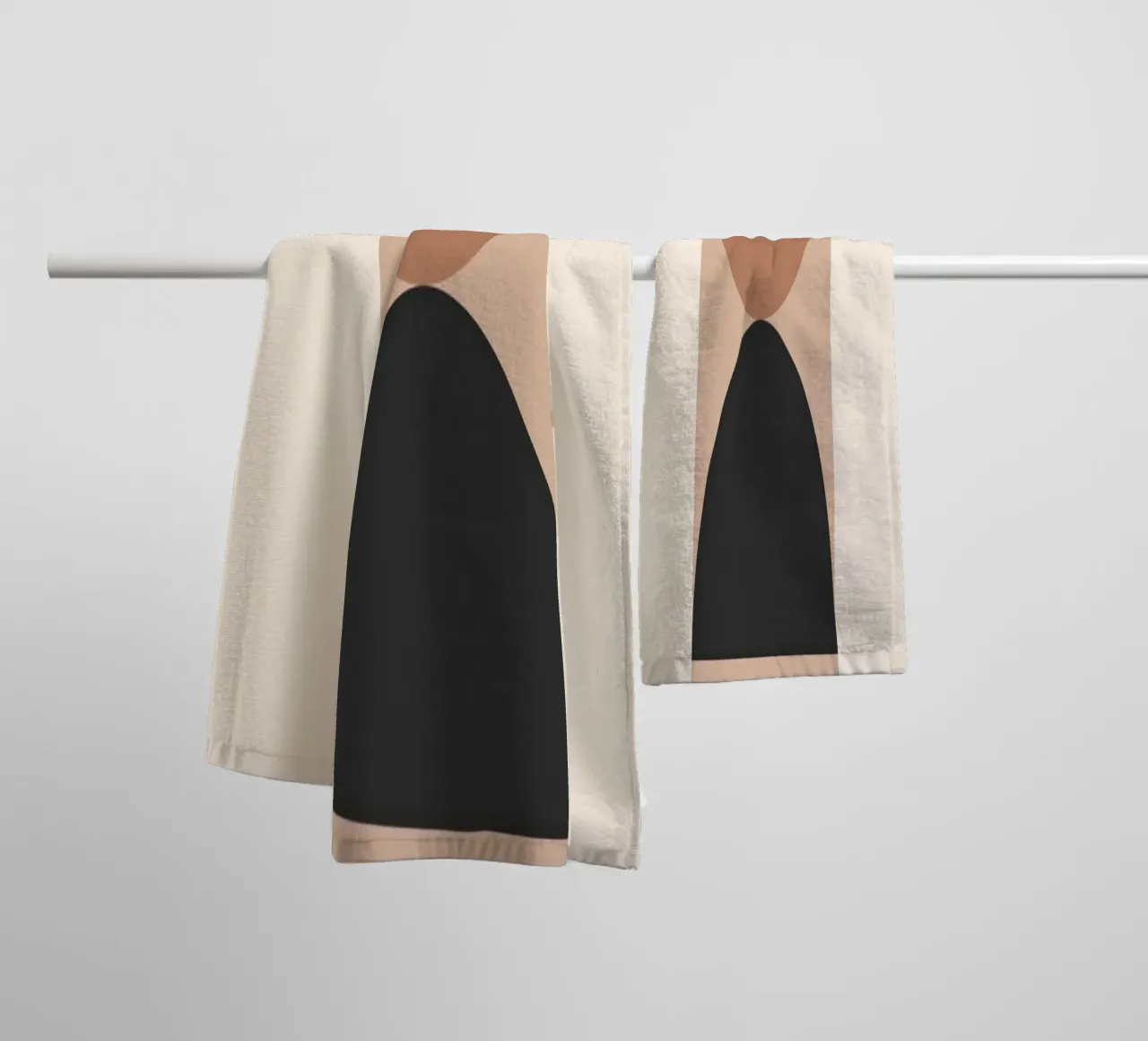 Minimal Abstract Shapes 16 towel by Gaite