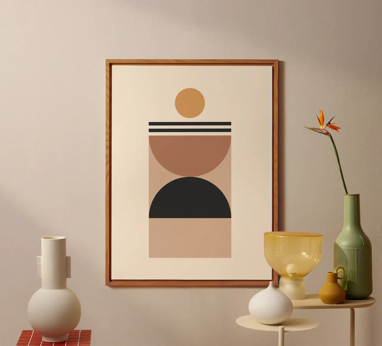 Minimal Abstract Shapes 16 alu-dibond by Gaite