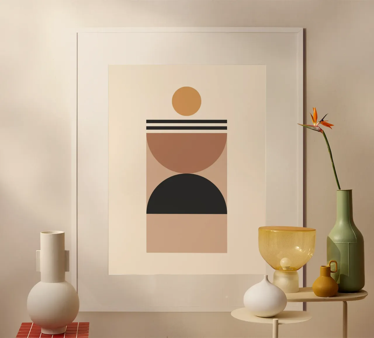 Minimal Abstract Shapes 16 hahnemühle by Gaite