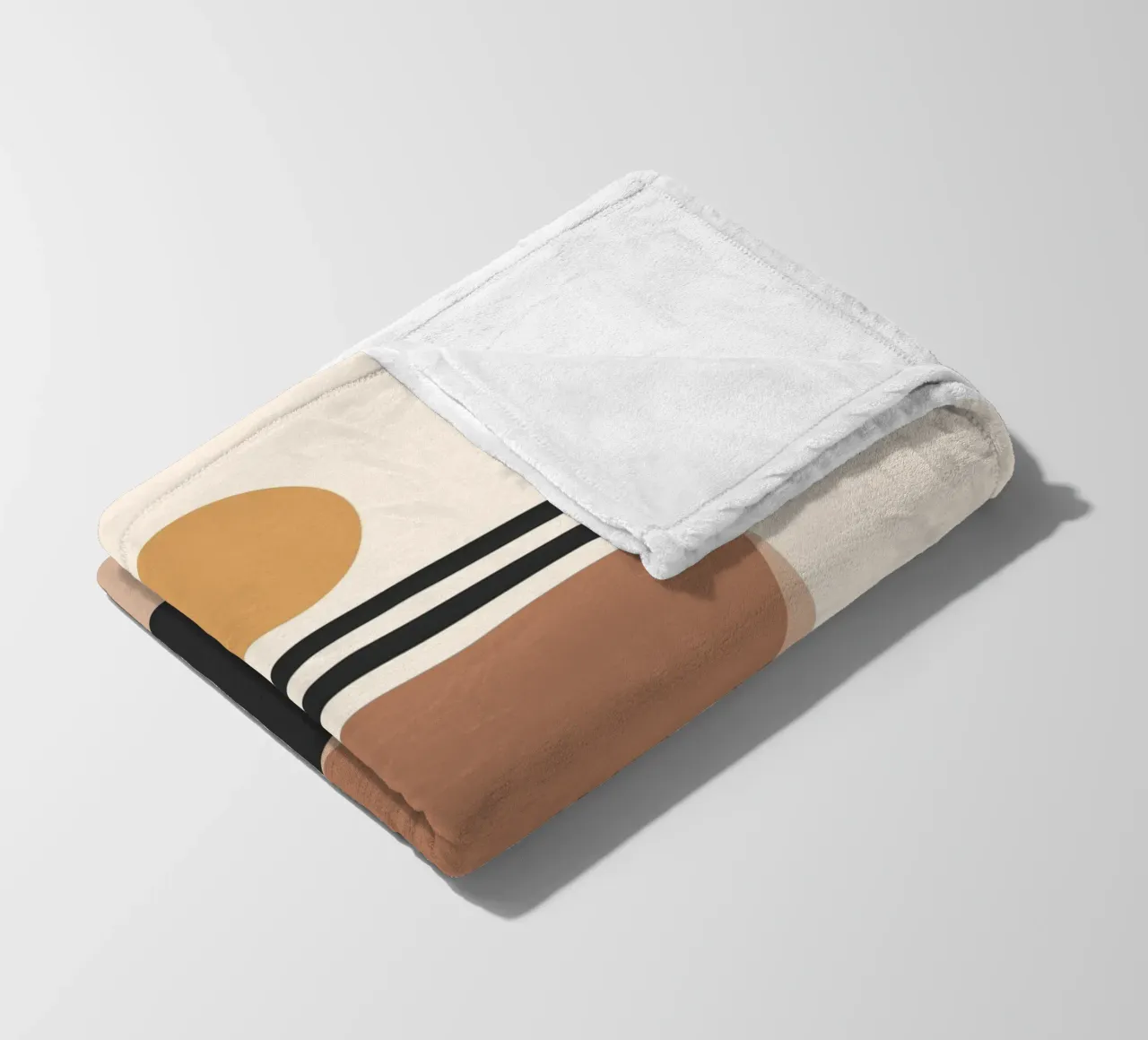 Forme astratte minimali 16 coperta in pile da Gaite