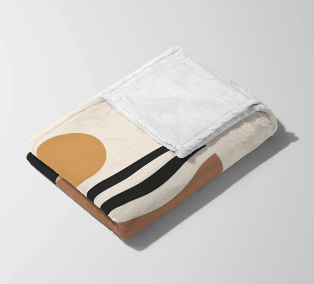 Forme astratte minimali 16 coperta in pile da Gaite