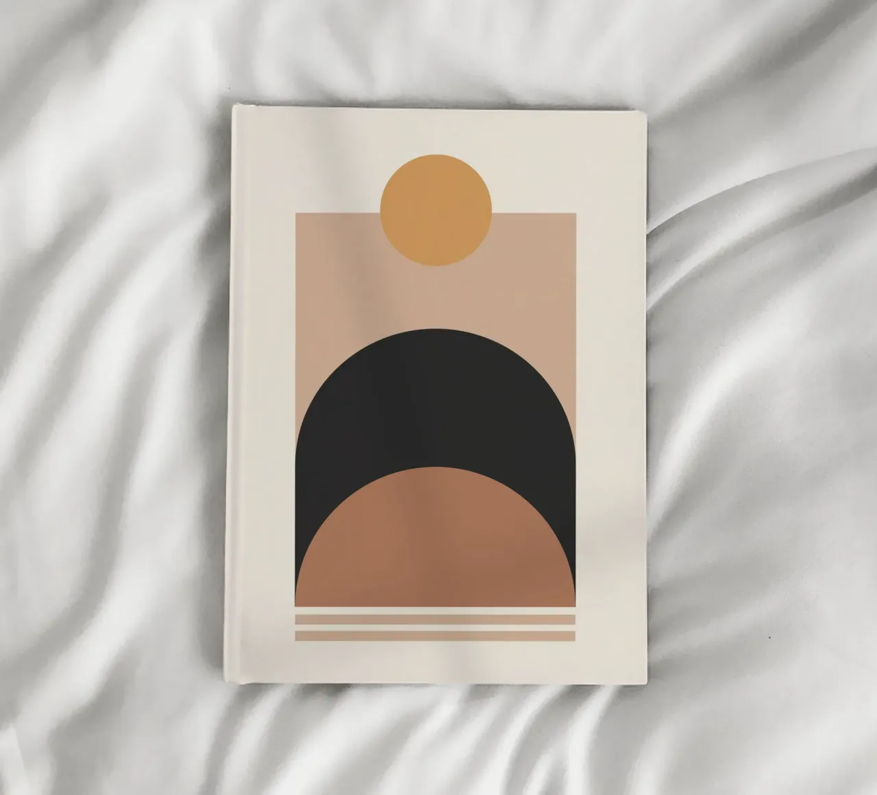 Minimal Abstract Shapes 17 notebook by Gaite