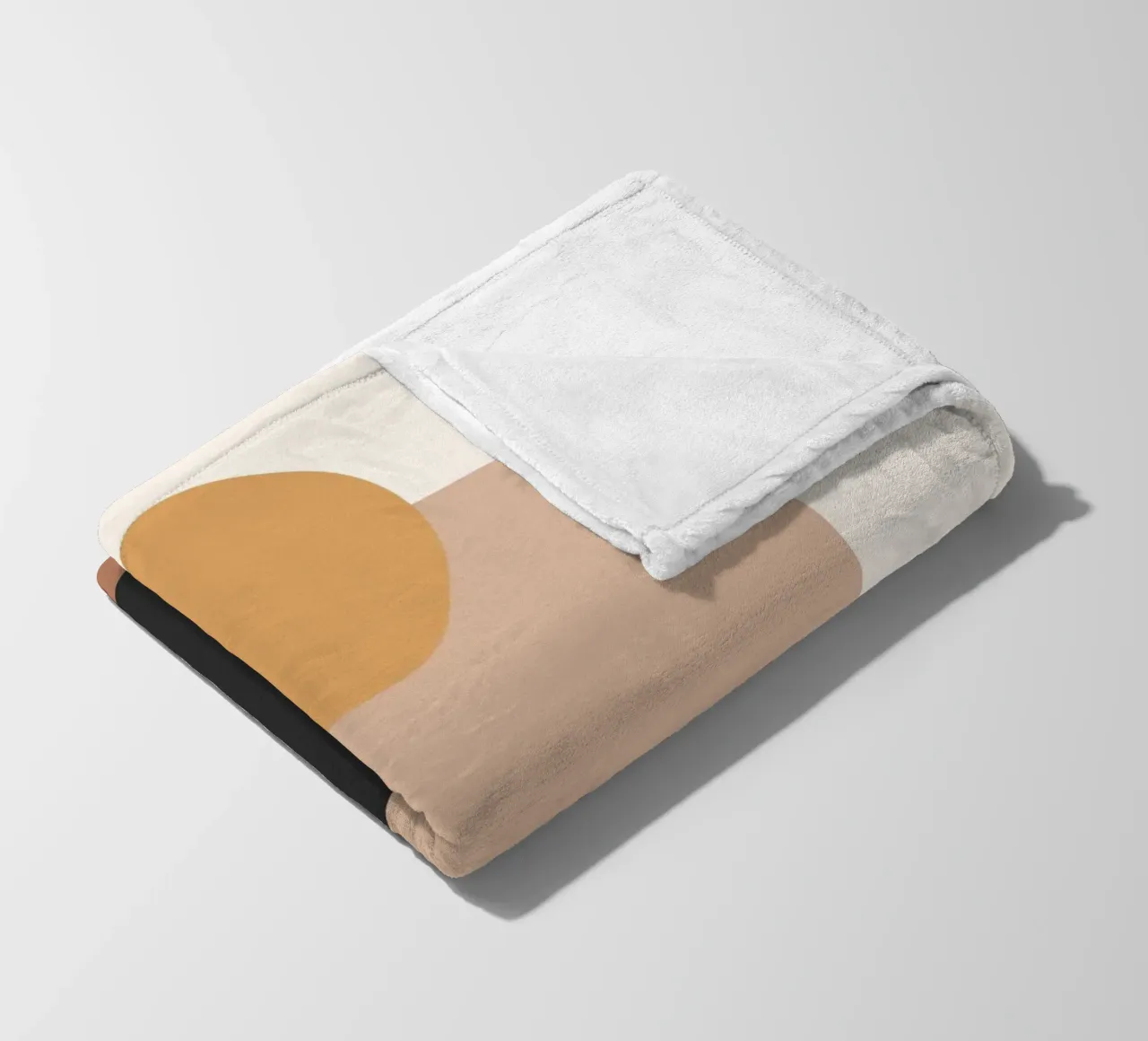 Forme astratte minimali 17 coperta in pile da Gaite