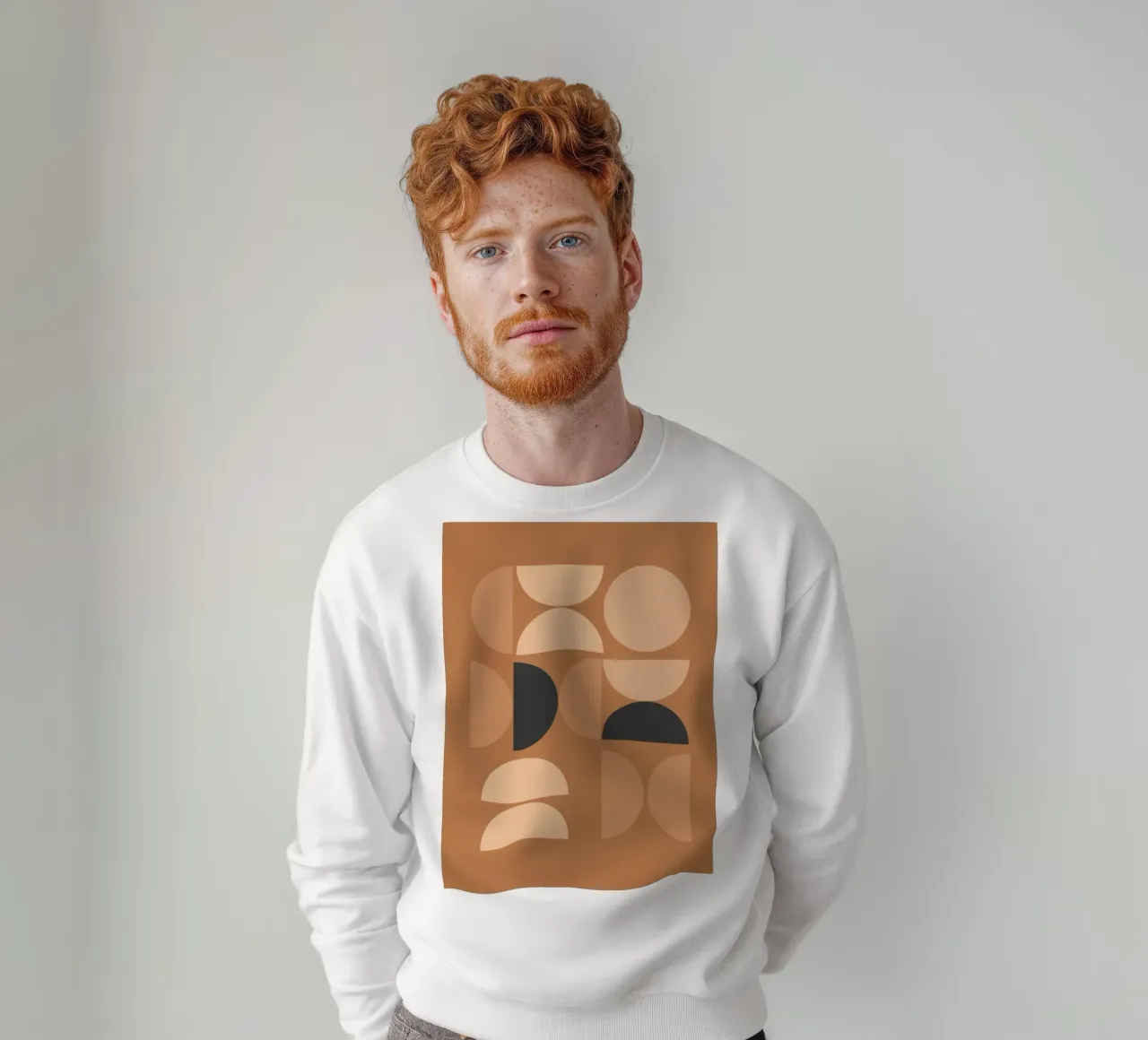Formas abstractas mínimas 18 sudadera de Gaite