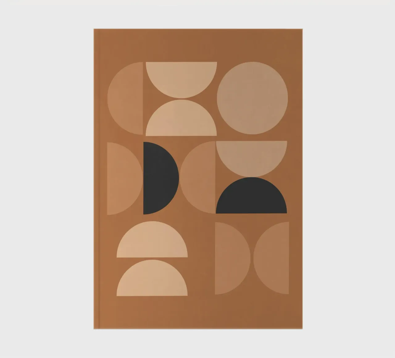 Minimal Abstract Shapes 18 notebook by Gaite
