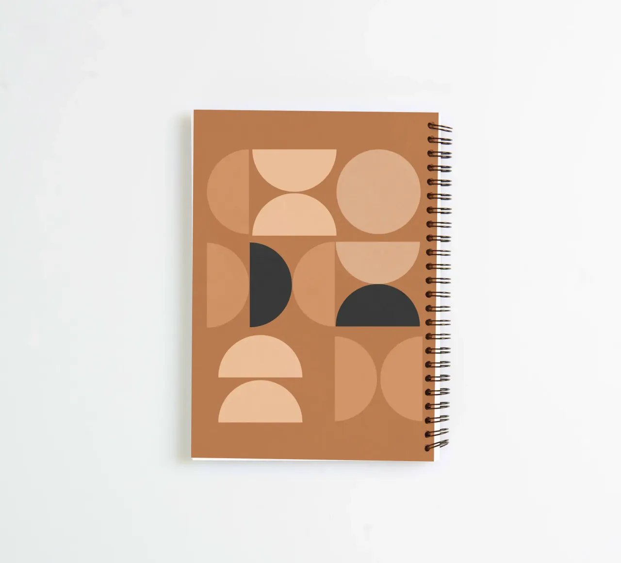 Minimal Abstract Shapes 18 spiral notebook by Gaite