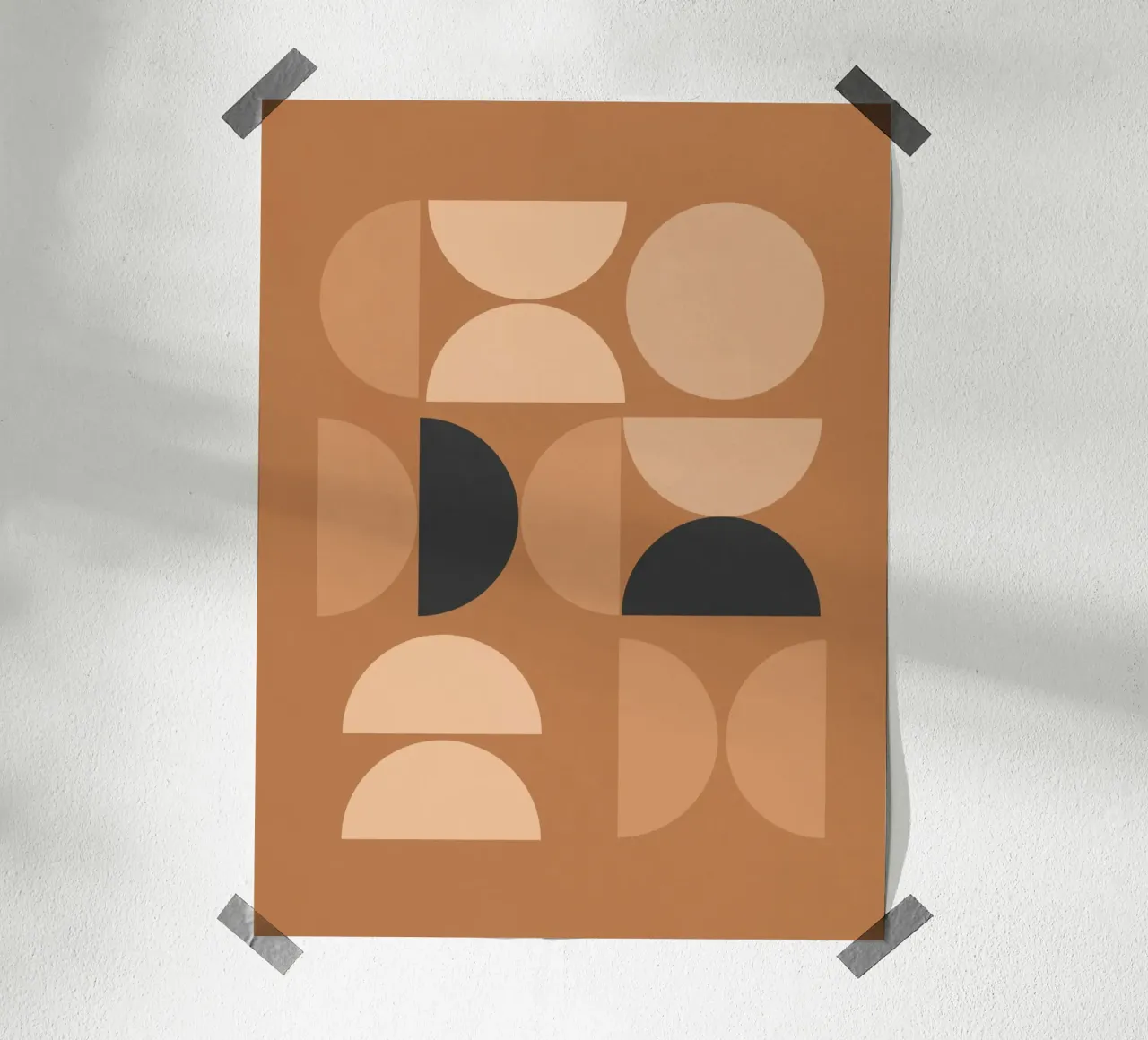 Forme astratte minimali 18 poster da Gaite