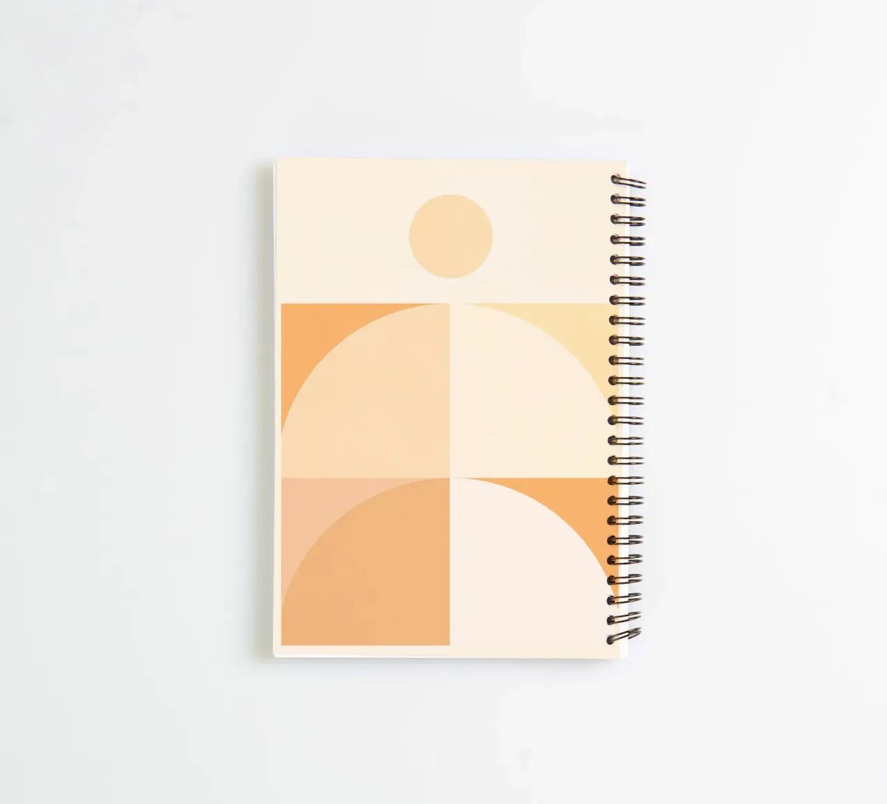 Minimal Abstract Shapes 19 spiral notebook by Gaite
