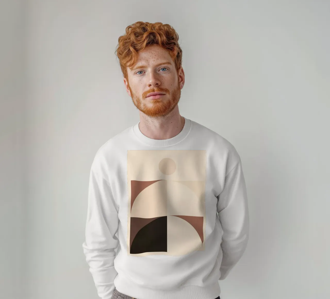 Forme astratte minimali 20 felpa da Gaite