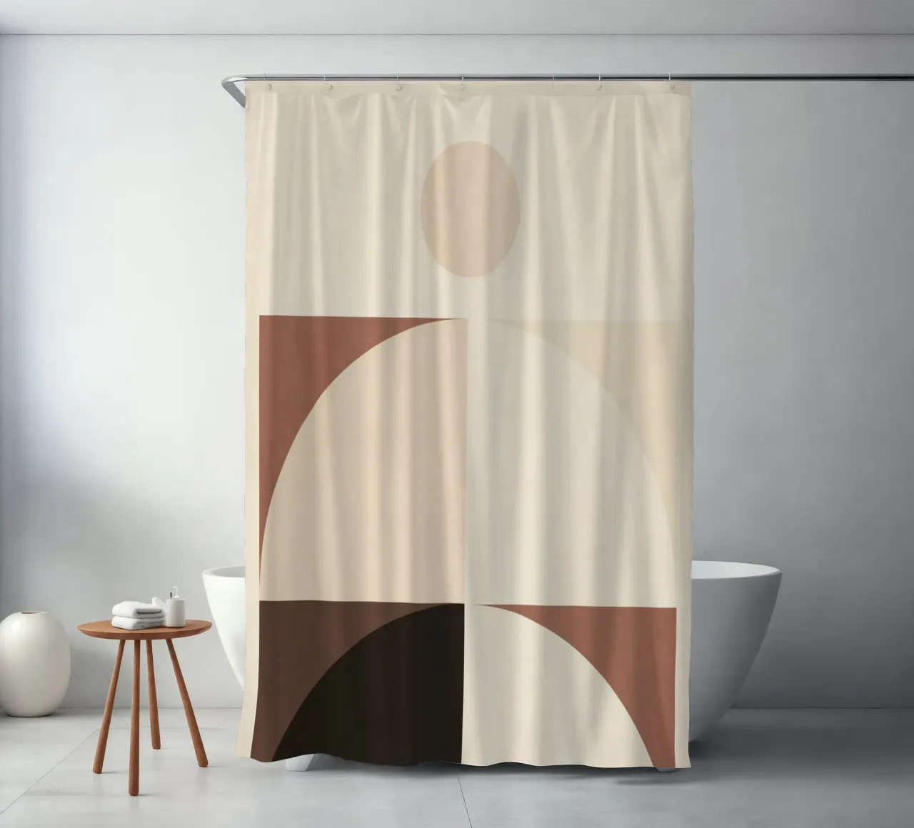 Forme astratte minimali 20 tenda da doccia da Gaite