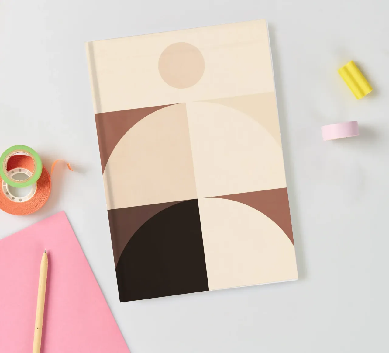 Minimal Abstract Shapes 20 notebook by Gaite