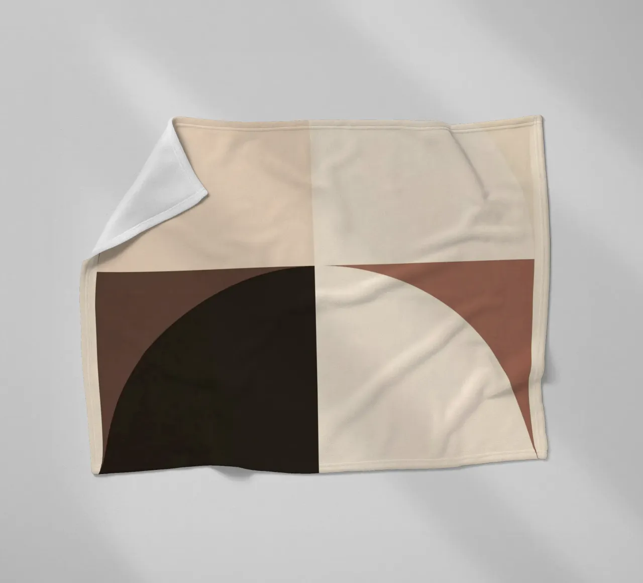 Forme astratte minimali 20 coperta in pile da Gaite