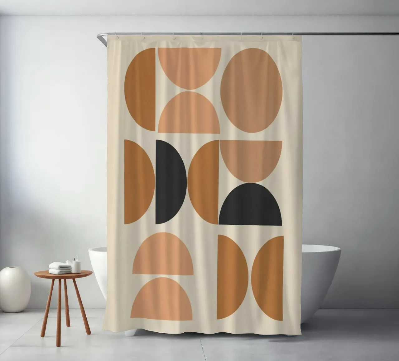 Forme astratte minimali 21 tenda da doccia da Gaite
