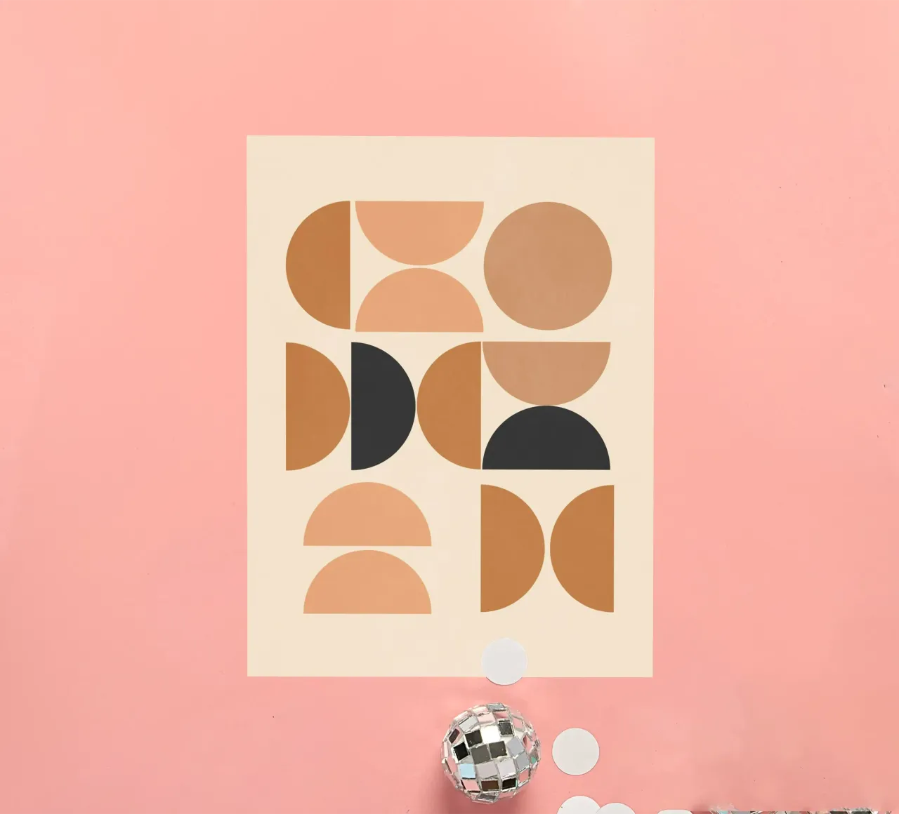 Minimal Abstract Shapes 21 sticker by Gaite