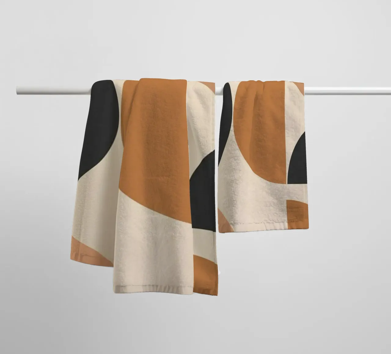 Minimal Abstract Shapes 21 towel by Gaite