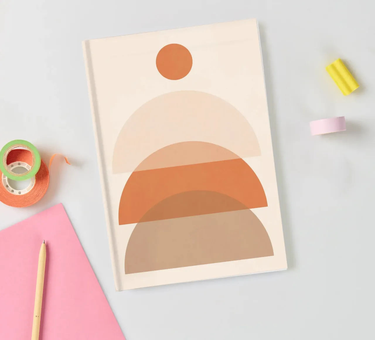 Minimal Abstract Shapes 22 notebook by Gaite