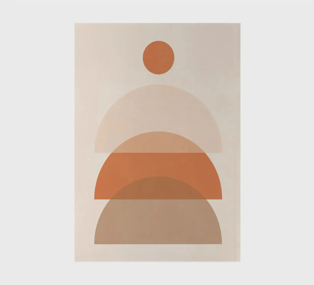 Minimal Abstract Shapes 22 notebook by Gaite