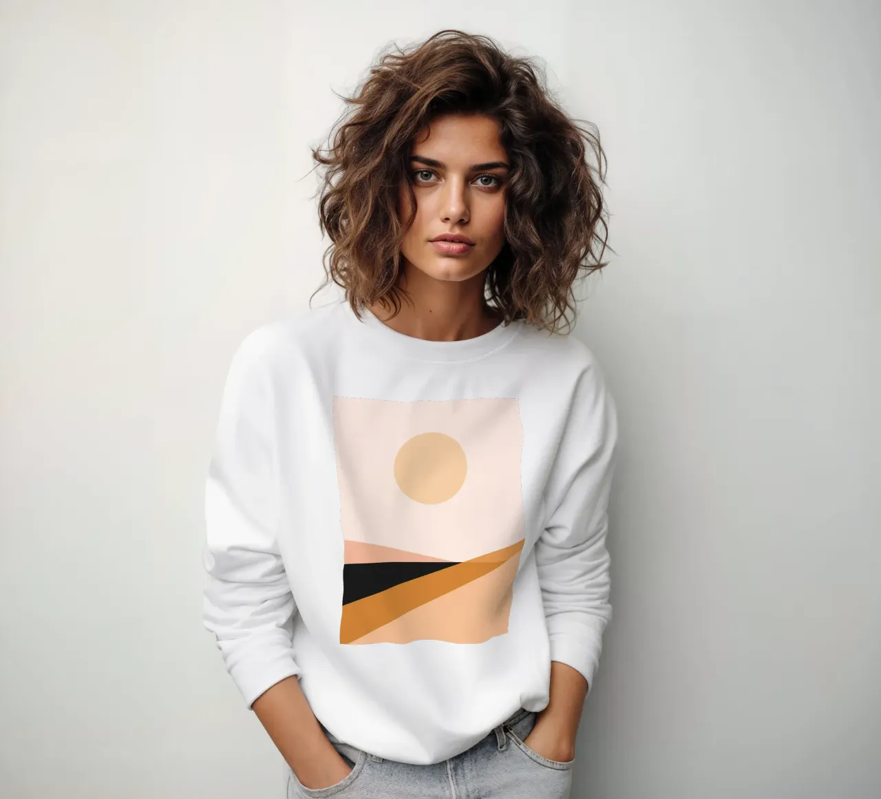 Forme astratte minimali 23 felpa da Gaite