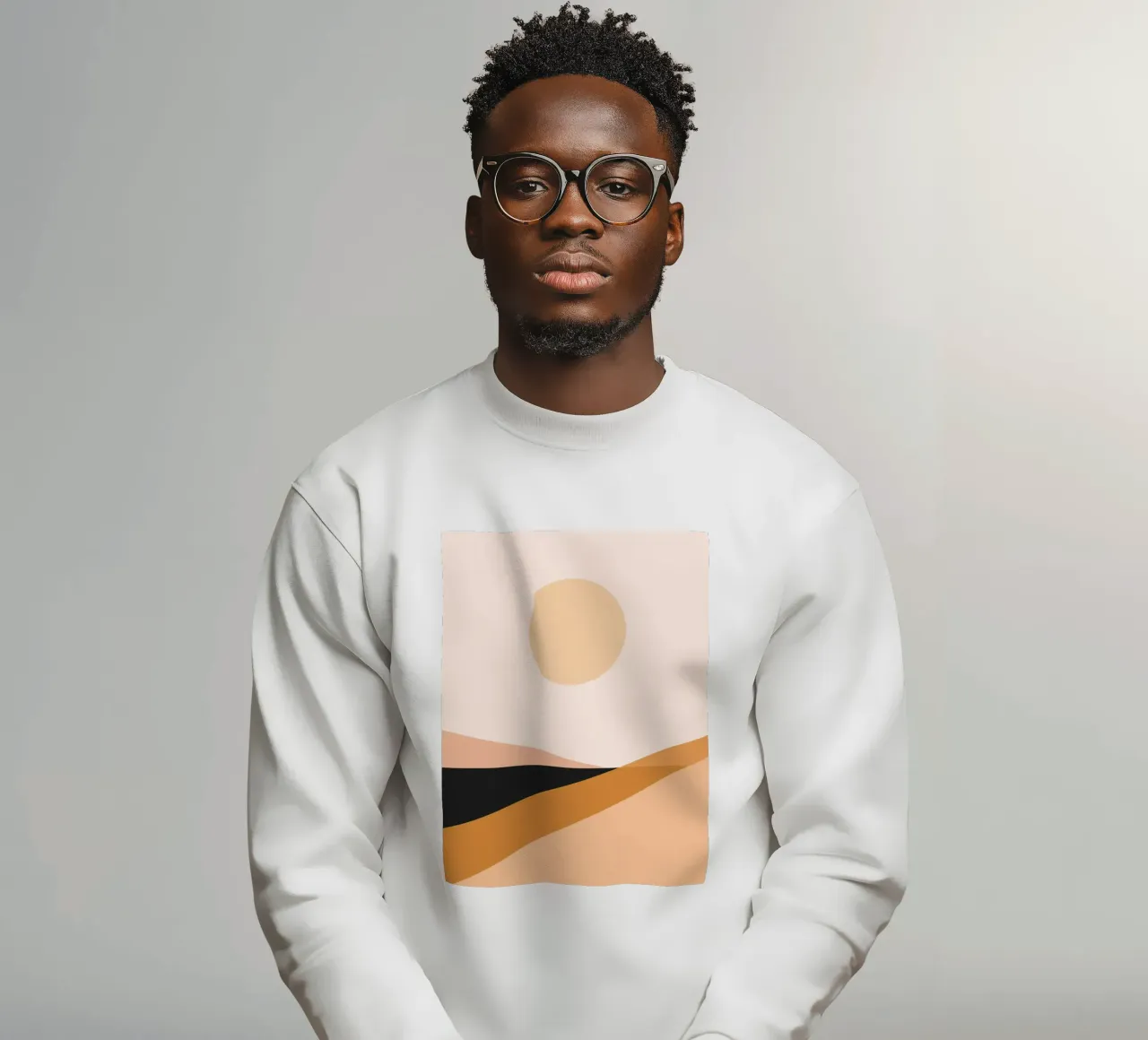 Forme astratte minimali 23 felpa da Gaite