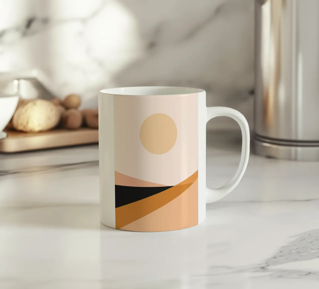 Forme astratte minimali 23 tazza in ceramica da Gaite