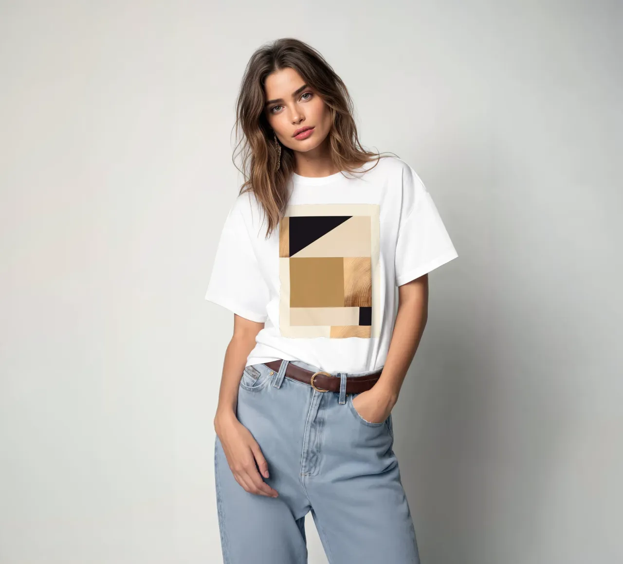 Minimal Abstract Shapes 24 t-shirt by Gaite