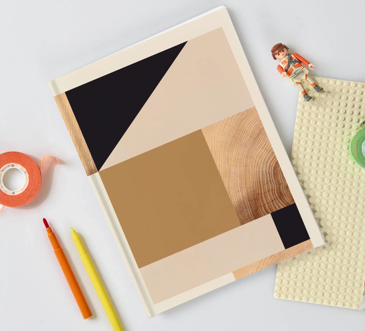 Minimal Abstract Shapes 24 notebook by Gaite