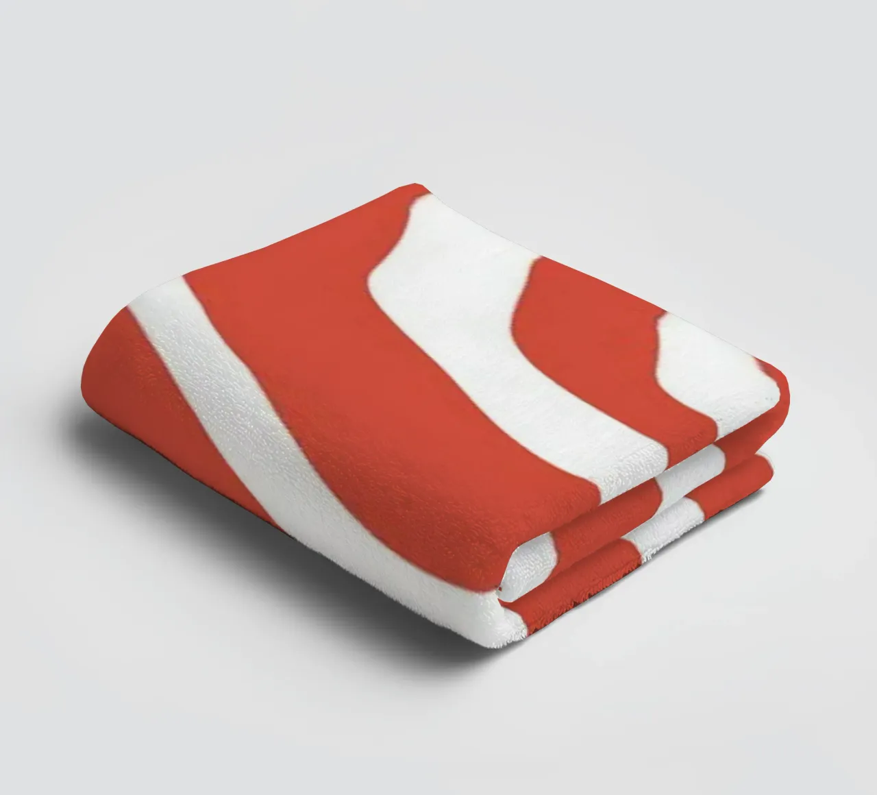 Red Line towel by MODERN NUANCE