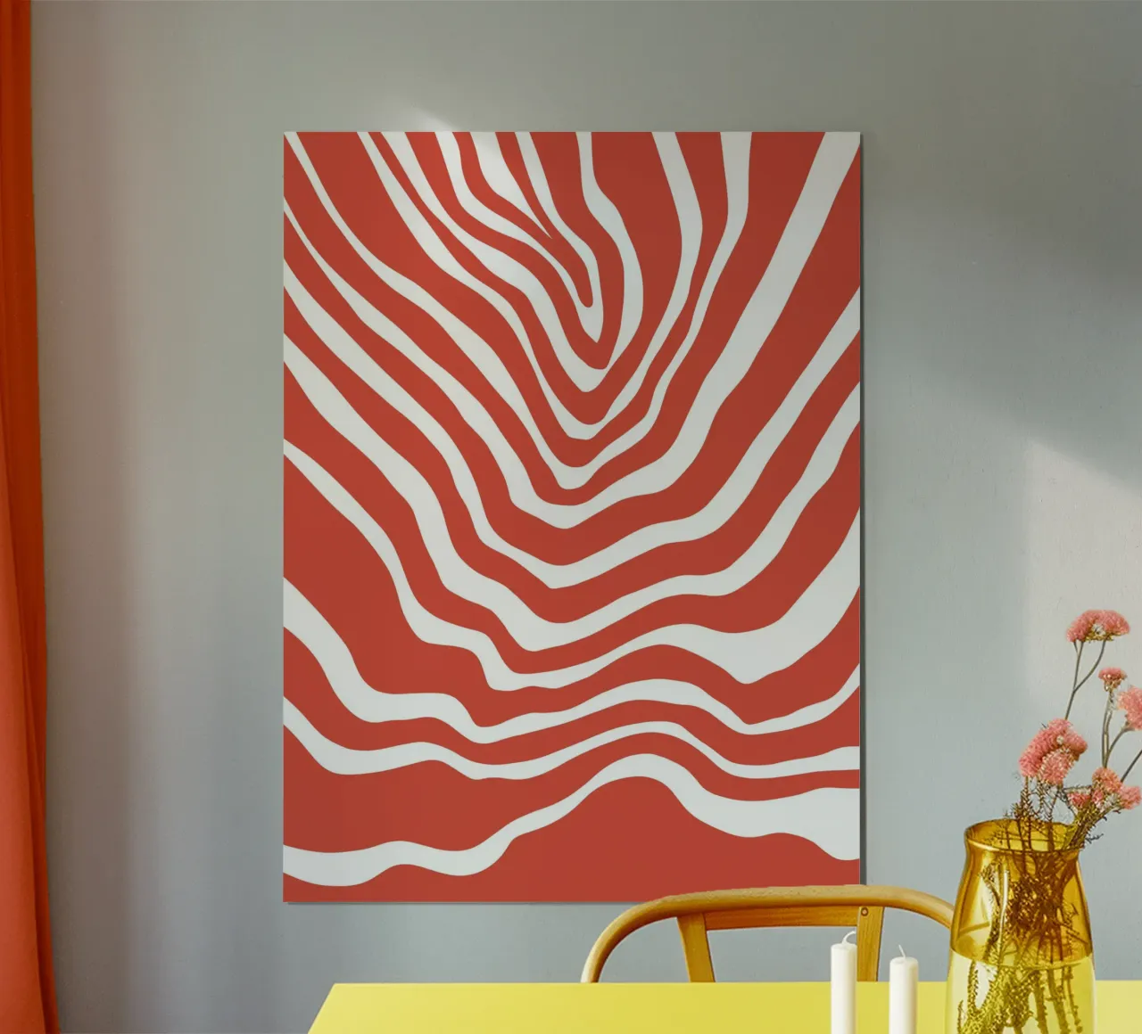 Linea rossa poster da MODERN NUANCE