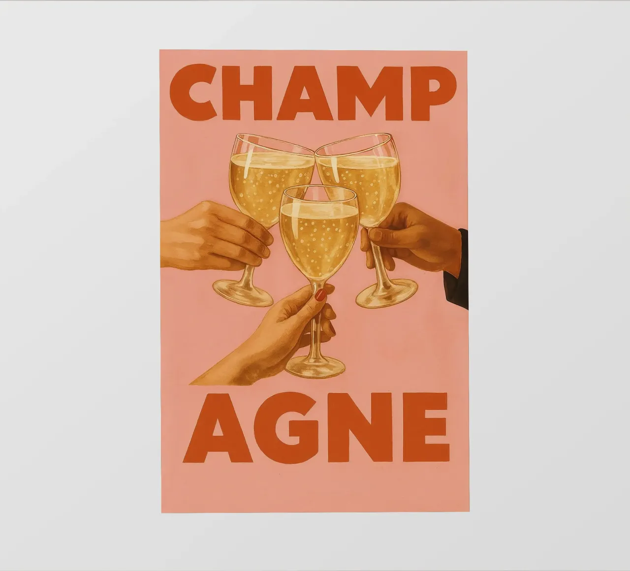 Golden Bubbles & Good Vibes pellicola backlit da QuooodZ by MooodzArt