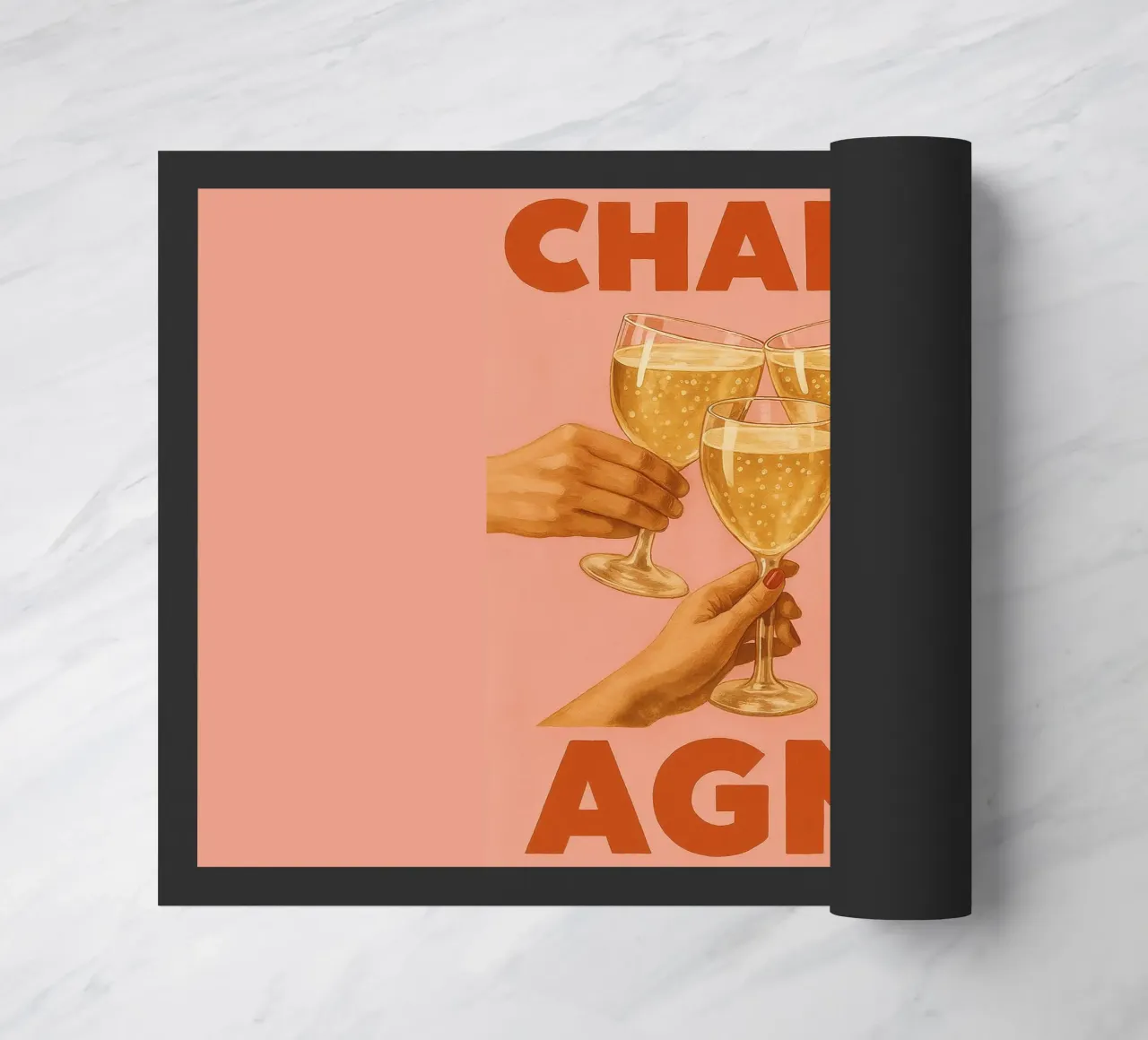 Golden Bubbles & Good Vibes zerbino da QuooodZ by MooodzArt