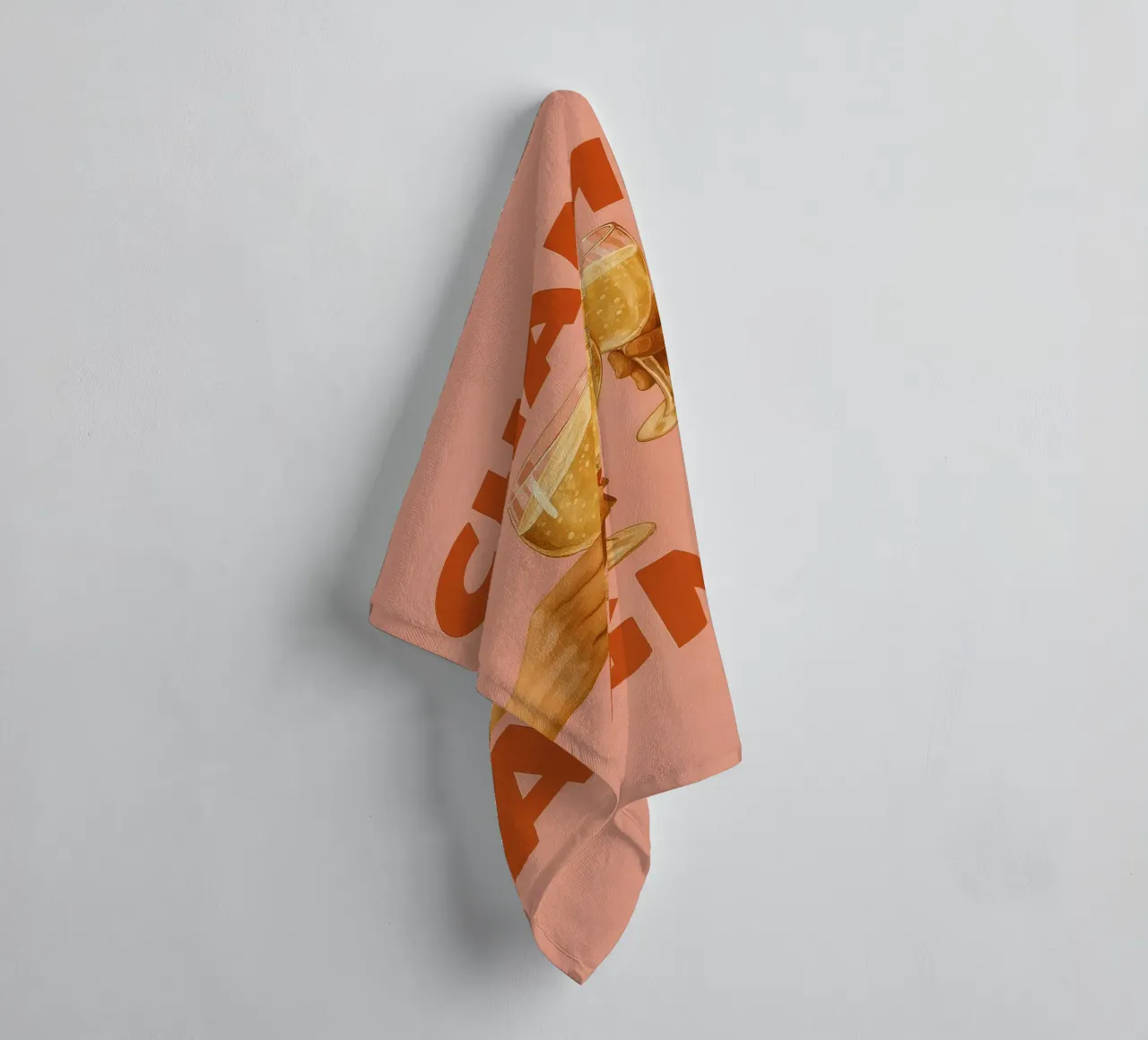 Golden Bubbles & Good Vibes asciugamano da bagno da QuooodZ by MooodzArt